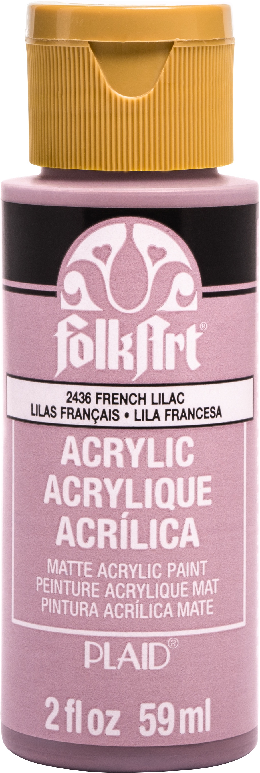 Folkart Acrylic Paint 2Oz-French Lilac